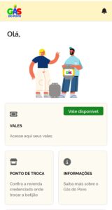 Aplicativo Meu Social gás do povo