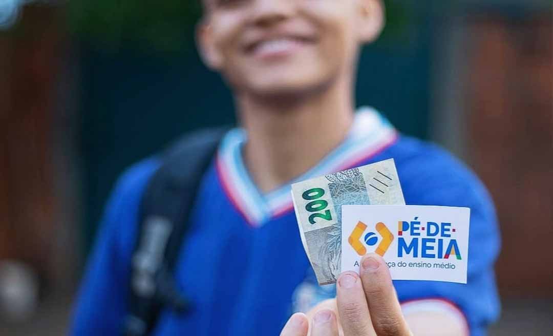 Pé-de-Meia maio 2026; R$ 200 na conta do aluno. Veja o mês